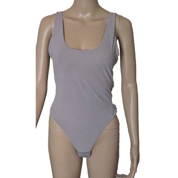 Lululemon Wundermost Nulu Mesh Scoop-Back Sleeveless Mauve gray size L - Picture 1 of 5